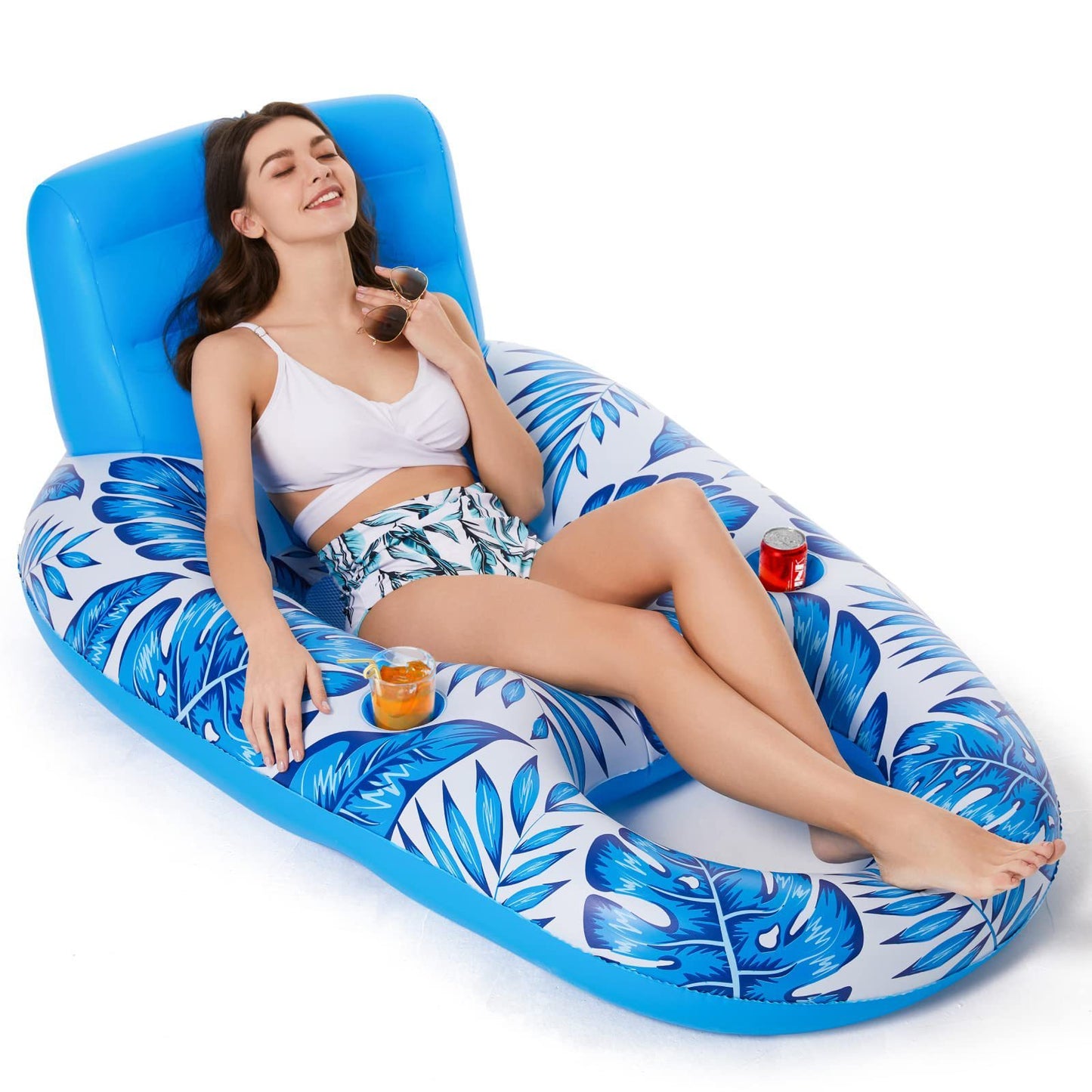 Fantastic Recliner Multifunctional Swim Ring Water Inflatable Floating Row